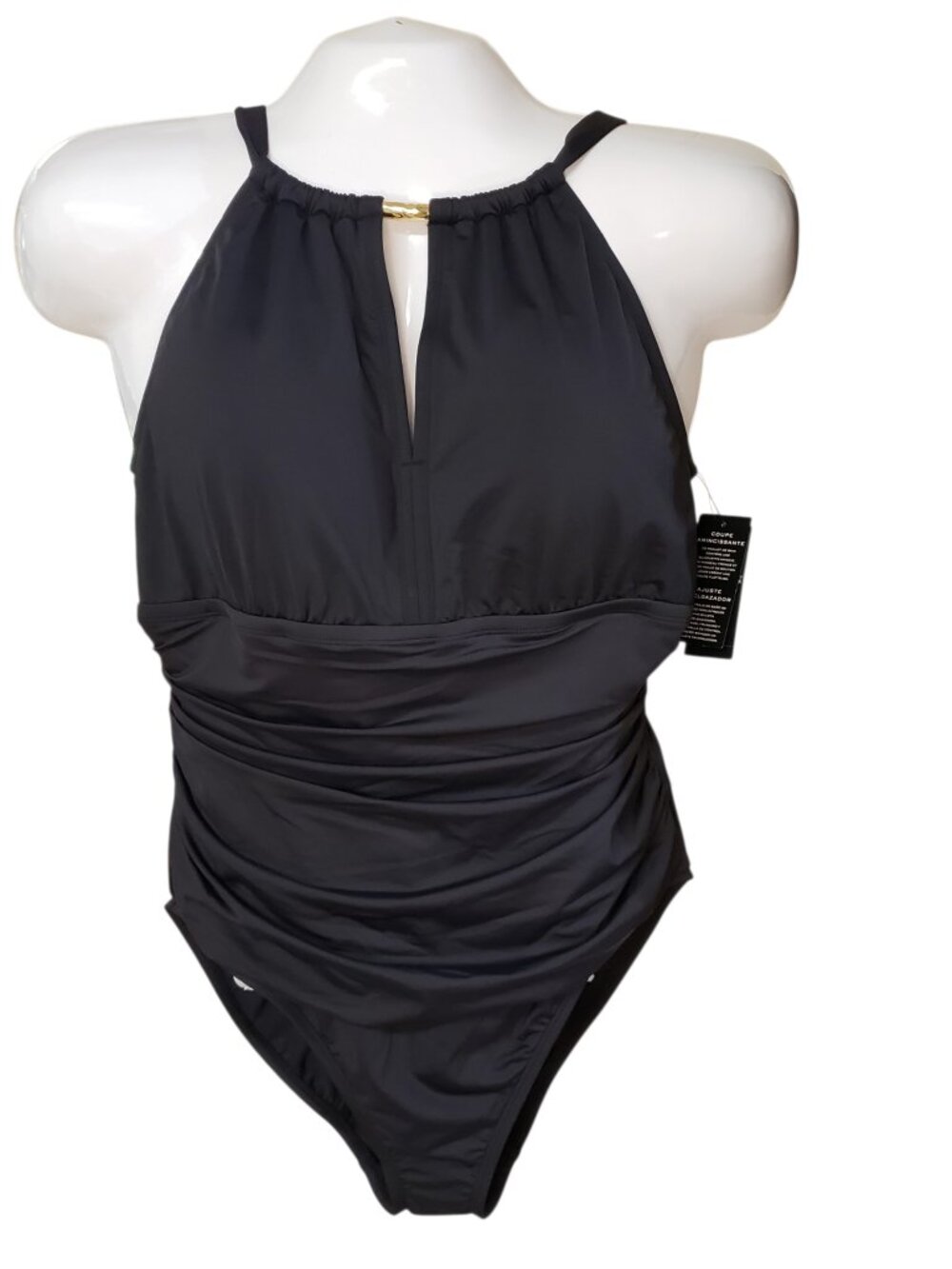 NWT LAUREN Ralph Lauren Swimsuit Women's Color Black Size 18 W